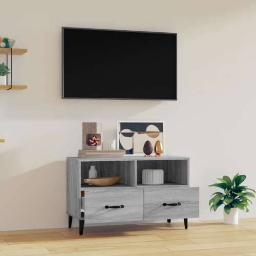 TV ormarić boja hrasta sonome 80 x 36 x 50 cm konstruirano drvo - Sivi hrast sonoma 1 Cijena