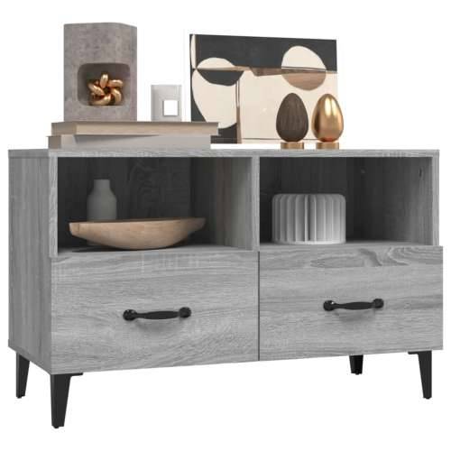 TV ormarić boja hrasta sonome 80 x 36 x 50 cm konstruirano drvo - Sivi hrast sonoma 1 Cijena