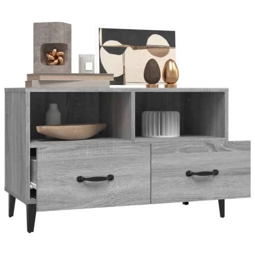TV ormarić boja hrasta sonome 80 x 36 x 50 cm konstruirano drvo - Sivi hrast sonoma 1 Cijena