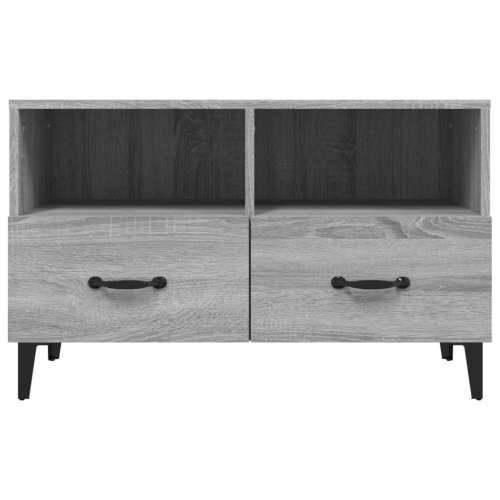 TV ormarić boja hrasta sonome 80 x 36 x 50 cm konstruirano drvo - Sivi hrast sonoma 1 Cijena