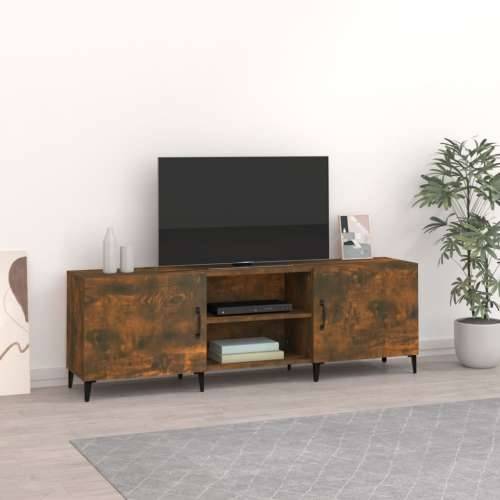 TV ormarić boja dimljenog hrasta 150x30x50 cm konstruirano drvo - Dimljeni hrast 1 Cijena