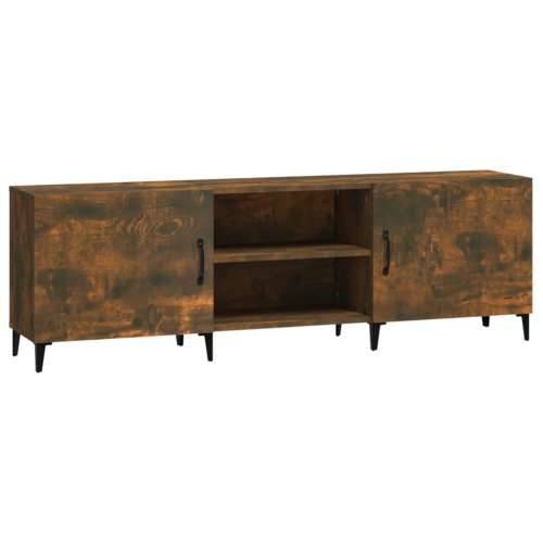 TV ormarić boja dimljenog hrasta 150x30x50 cm konstruirano drvo - Dimljeni hrast 1 Cijena