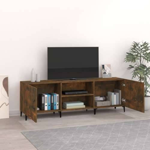 TV ormarić boja dimljenog hrasta 150x30x50 cm konstruirano drvo - Dimljeni hrast 1 Cijena