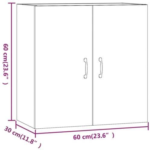 Zidni ormarić boja smeđeg hrasta 60x31x60 cm konstruirano drvo - Smeđi hrast 1 Cijena