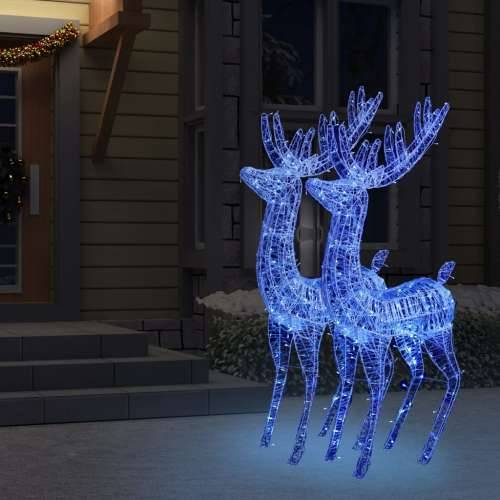 XXL akrilni božićni sobovi 250 LED 2 kom 180 cm plavi Cijena