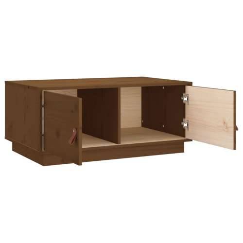 Stolić za kavu boja meda 80x50x35 cm od masivne borovine - boja meda 1 Cijena