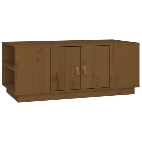 Stolić za kavu boja meda 100 x 50 x 41 cm od masivne borovine - boja meda 1 Cijena