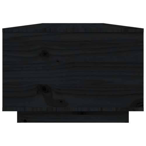 Stolić za kavu crna 80 x 50 x 35,5 cm od masivne borovine - Crna 1 Cijena