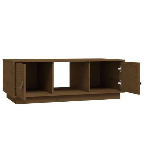 Stolić za kavu boja meda 100x50x35 cm od masivne borovine - boja meda 1 Cijena
