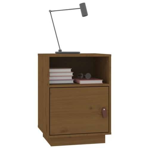 Noćni ormarići boja meda 40x34x55 cm od masivne borovine - boja meda 1 Cijena