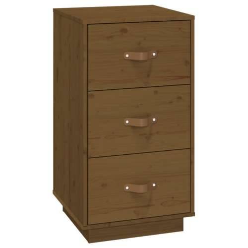 Noćni ormarići 2 kom boja meda 40x40x75 cm od masivne borovine - boja meda 2 Cijena
