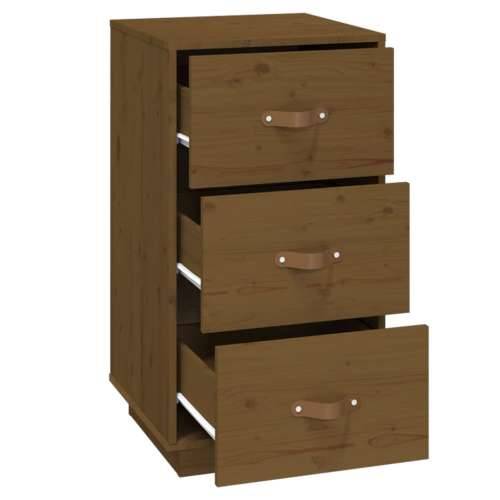 Noćni ormarići 2 kom boja meda 40x40x75 cm od masivne borovine - boja meda 2 Cijena