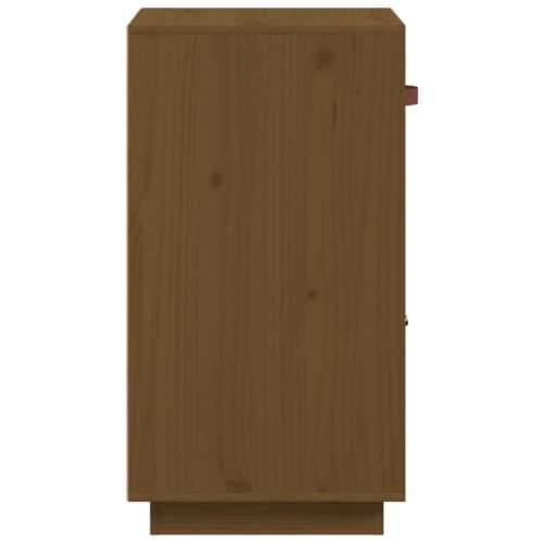 Komoda smeđa boja meda 34 x 40 x 75 cm od masivne borovine - boja meda 1 Cijena