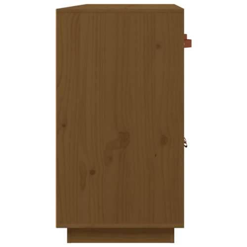 Komoda smeđa boja meda 98,5x40x75 cm od masivne borovine - boja meda 1 Cijena