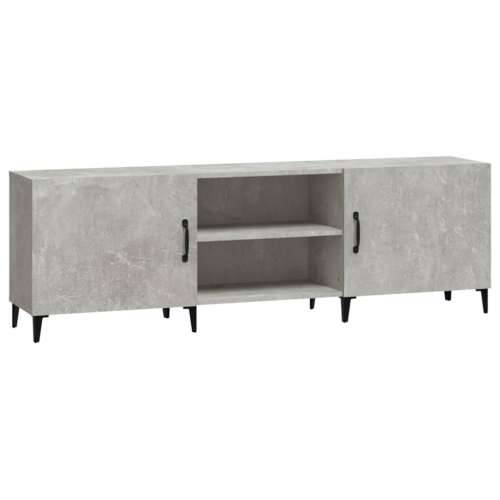TV ormarić boja betona 150x30x50 cm od konstruiranog drva - Beton siva 1 Cijena