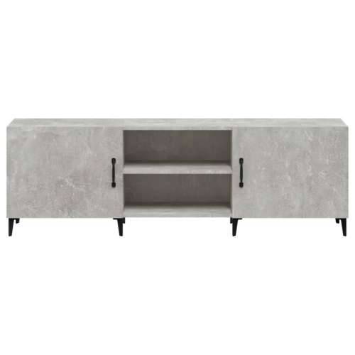 TV ormarić boja betona 150x30x50 cm od konstruiranog drva - Beton siva 1 Cijena