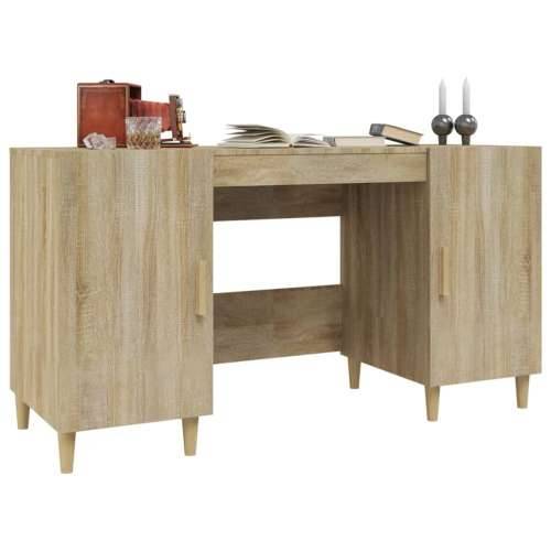 Radni stol boja hrasta sonome 140x50x75 cm konstruirano drvo - sonoma hrast Cijena