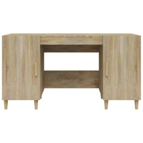 Radni stol boja hrasta sonome 140x50x75 cm konstruirano drvo - sonoma hrast Cijena