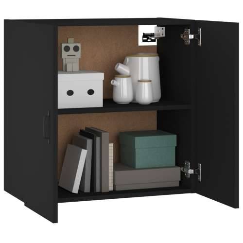 Zidni ormarić crni 60 x 31 x 60 cm od konstruiranog drva - Crna 1 Cijena