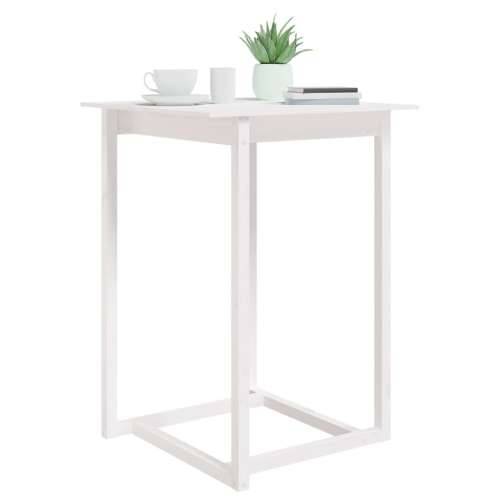 Barski stol bijeli 80 x 80 x 110 cm od masivne borovine - Bijela 80 x 80 x 110 cm 1 Cijena