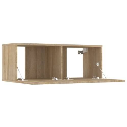 TV ormarići 4 kom boja hrasta 80x30x30 cm od konstruiranog drva - sonoma hrast 4 80 cm Cijena