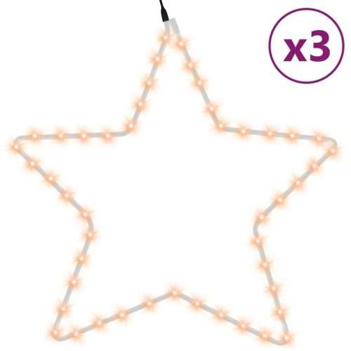 Figure božićne zvijezde 48 LED žarulja 3 kom tople bijele 56 cm Cijena