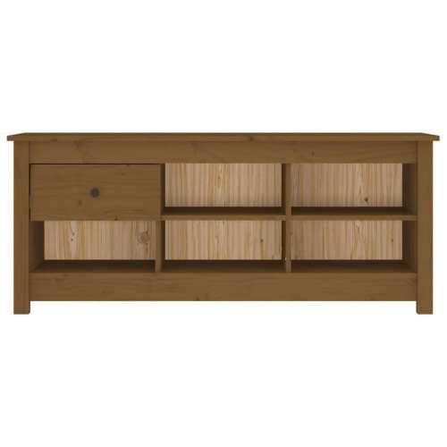 Ormarić za cipele boja meda 110x38x45,5 cm od masivne borovine - boja meda 1 Cijena