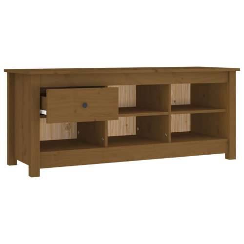 Ormarić za cipele boja meda 110x38x45,5 cm od masivne borovine - boja meda 1 Cijena
