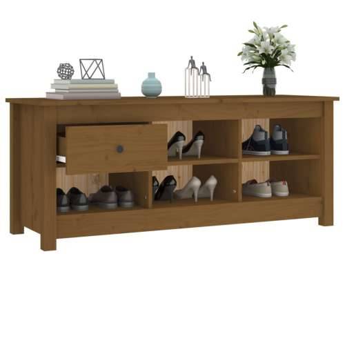 Ormarić za cipele boja meda 110x38x45,5 cm od masivne borovine - boja meda 1 Cijena