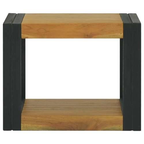 Zidni kupaonski ormarić 45 x 45 x 35 cm od masivne tikovine - Smeđa i crna 45 x 45 x 35 cm 1 Cijena