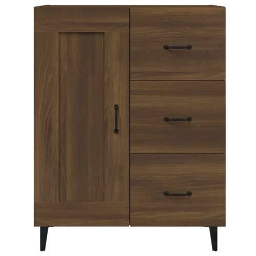 Komoda boja smeđeg hrasta 69,5 x 34 x 90 cm konstruirano drvo - Smeđi hrast 1 Cijena