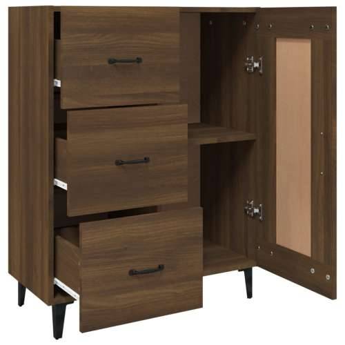 Komoda boja smeđeg hrasta 69,5 x 34 x 90 cm konstruirano drvo - Smeđi hrast 1 Cijena