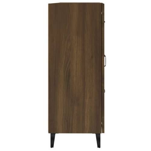 Komoda boja smeđeg hrasta 69,5 x 34 x 90 cm konstruirano drvo - Smeđi hrast 1 Cijena