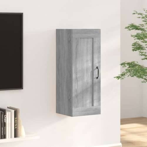 Viseći ormarić boja hrasta sonome 35x34x90 cm konstruirano drvo - Sivi hrast sonoma 1 Cijena