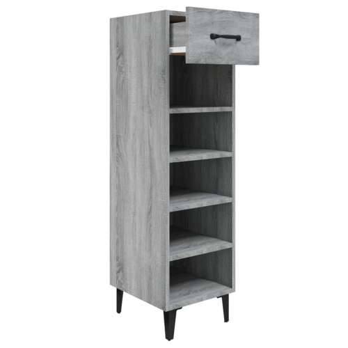 Ormarić za cipele boja hrasta 30x35x105 cm konstruirano drvo - Sivi hrast sonoma 1 Cijena