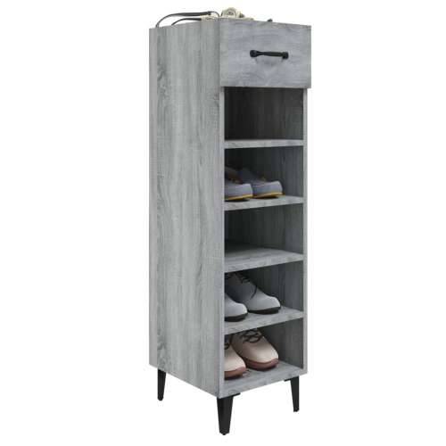 Ormarić za cipele boja hrasta 30x35x105 cm konstruirano drvo - Sivi hrast sonoma 1 Cijena