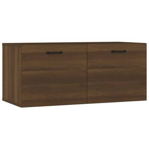Zidni ormarić smeđa boja hrasta 80x36,5x35 cm konstruirano drvo - Smeđi hrast 1 Cijena