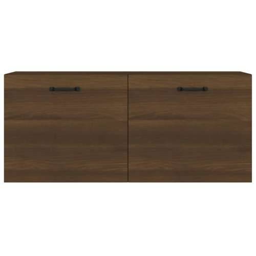 Zidni ormarić smeđa boja hrasta 80x36,5x35 cm konstruirano drvo - Smeđi hrast 1 Cijena