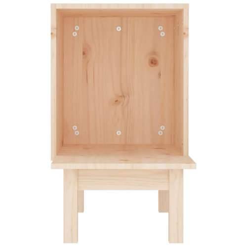 Kućica za mačke 60 x 36 x 60 cm od masivne borovine - Prirodna Cijena