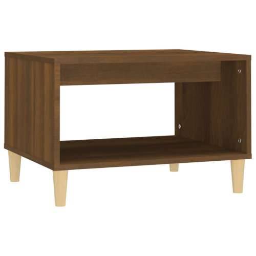 Stolić za kavu smeđa boja hrasta 60x50x40 cm konstruirano drvo - Smeđi hrast 1 Cijena