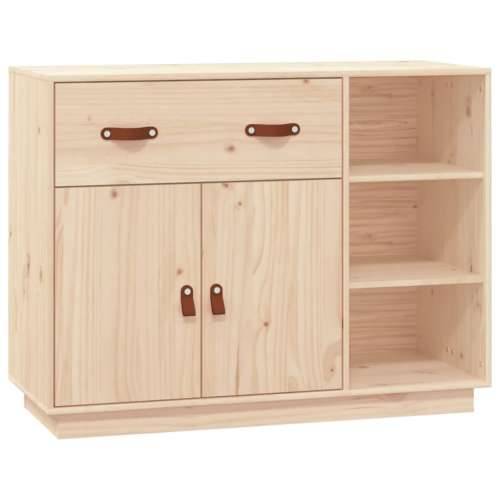 Komoda 98,5 x 40 x 75 cm od masivne borovine - Prirodna 1 Cijena