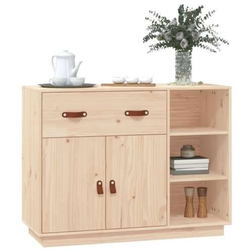 Komoda 98,5 x 40 x 75 cm od masivne borovine - Prirodna 1 Cijena