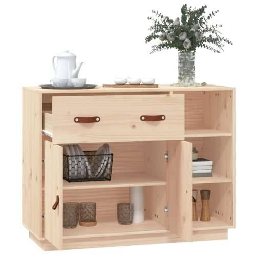 Komoda 98,5 x 40 x 75 cm od masivne borovine - Prirodna 1 Cijena