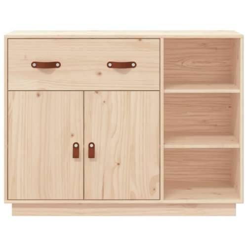 Komoda 98,5 x 40 x 75 cm od masivne borovine - Prirodna 1 Cijena