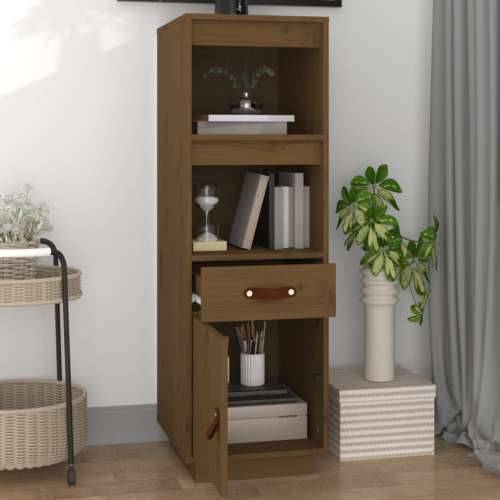 Visoka komoda boja meda 34 x 40 x 108,5 cm od masivne borovine boja meda 1 Cijena