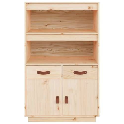 Visoka komoda 67 x 40 x 108,5 cm od masivne borovine - Prirodna 1 Cijena