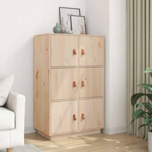 Visoka komoda 67 x 40 x 108,5 cm od masivne borovine - Prirodna 1 Cijena