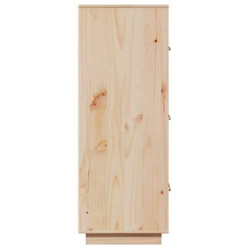 Visoka komoda 67 x 40 x 108,5 cm od masivne borovine - Prirodna 1 Cijena