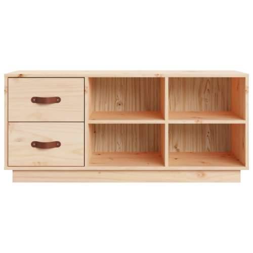 Klupa za cipele 100 x 34 x 45 cm od masivne borovine - Prirodna 1 Cijena