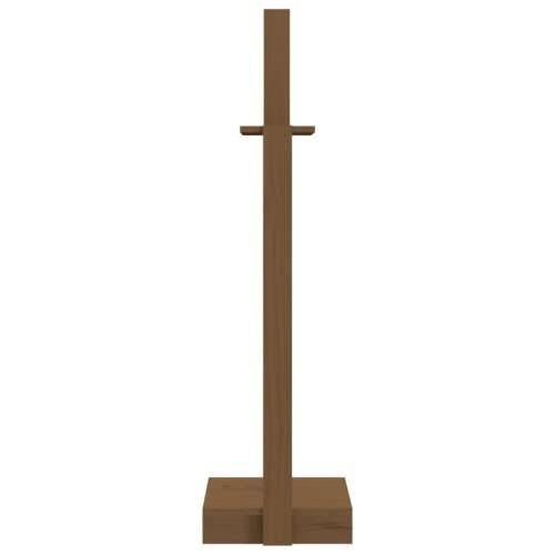 Držač za drva - Držač za cjepanice boja meda 33,5x30x110 cm od masivne borovine - boja meda Cijena